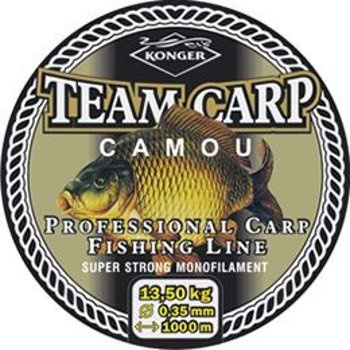 Konger Team Carp Camou Angelschnur - 0.25mm/1000m