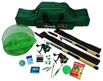 Angelset zum Schwimmer- und Grundangeln, 2 Katana-Ruten, 2 Rollen