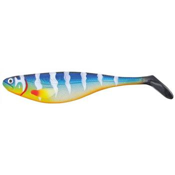 Konger Gummi Flat Shad 6cm Kol. 11 Verrückter Papagei - 4tlg