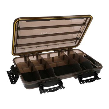Mikado Wasserdichte einseitige Box mit Dichtung - mit EVA-Schaum - L - 35x22x5.5 cm