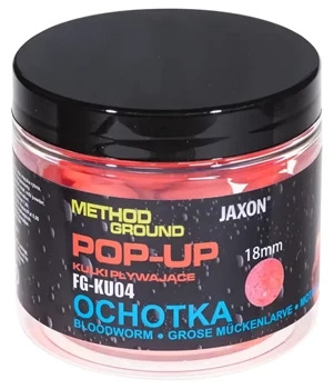 Jaxon Method Ground Bloodworm Pop-Up Balls 50g / 18mm