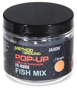 Jaxon Method Ground Fish Mix Pop-Up Balls 50g / 18mm
