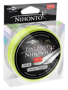 Mikado Braid Nihonto Fine Braid 0.23mm - 150m - Fluo