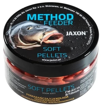 Soft Pellets Method Feeder Orange/Chocolate 50g 8/10mm