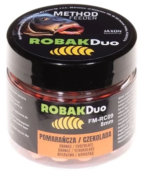 Wurm Duo Orange/Schokolade 25g 8mm