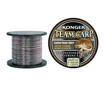 Konger Żyłka Team Carp Camou Dark Grey 0.20mm / 1000m