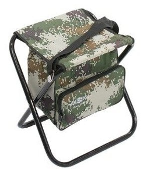 Mikado Klapphocker mit Camou max Tasche.100kg - 40x38x31cm