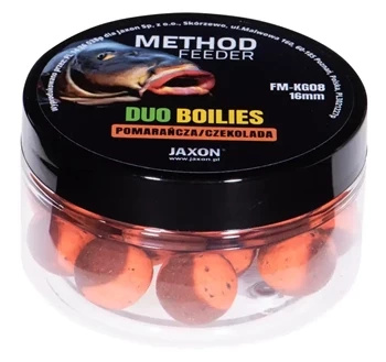 Duo-Boilies Method Feederkugeln Orange/Schokolade 40g 16mm