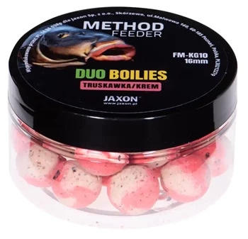 Duo-Boilies Method Feeder Erdbeere/Creme 40g 16mm