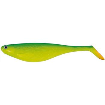 Konger Gummi Flat Shad 6cm Kol. 07 Grüne Zitrone - 4St