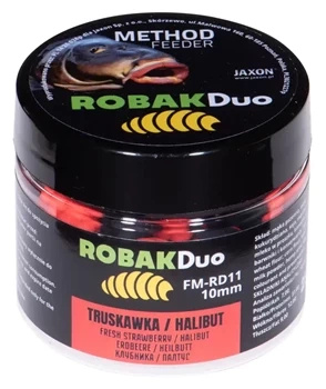 Wurm Duo Erdbeere/Heilbutt 25g 10mm