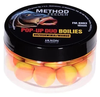 Pop-Up Duo-Boilies Method Feeder Pfirsich/Mango 40g 16mm