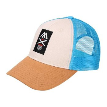 Mikado Czapka z Daszkiem - Trucker - Adventure - Niebieska