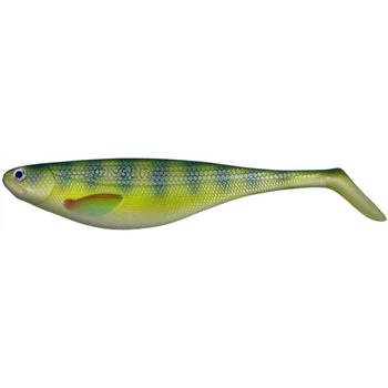 Konger Gummi Flat Shad 6cm Kol. 09 Olivenbarsch - 4St