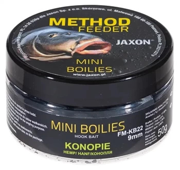 Mini Method Feeder Boilies Hanf 50g 9mm