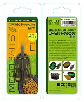 MegaBAITS OPEN feeder slim feeder 1 pc.  L 30 g