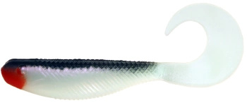 Konger Gummi Flat Shad 9.5cm Kol. 12 Brassen Team - 4Stück