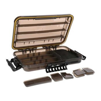 Mikado Einseitige wasserdichte Box mit Dichtung - mit EVA-Schaum - M - 27x17x4.5 cm