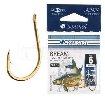 Mikado Hooks Sensual Bream No. 12 - Gold