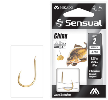 Rigged Leaders - SENSUAL - CHINU No. 2 G / Line: 0.25mm/70cm - Op.8pcs.