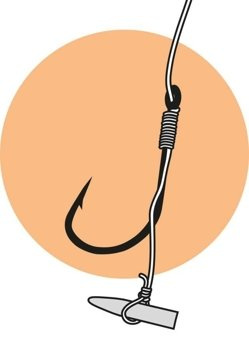 Jaxon Method Feeder Geflochtene Haken -  MFY 6 / 0.12mm / 8St