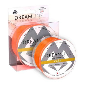 Mikado Dreamline Karpfenschnur - 0.24mm-6.54kg-300m - Fluo Orange